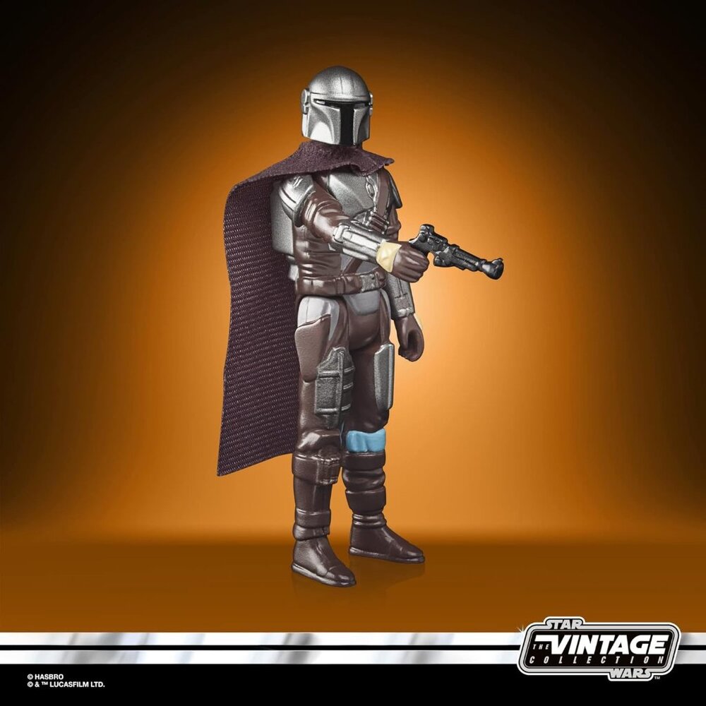 STAR WARS Kenner The Mandalorian (Beskar) Retro Collection Toy 3.75" Figure - Picture 2 of 6